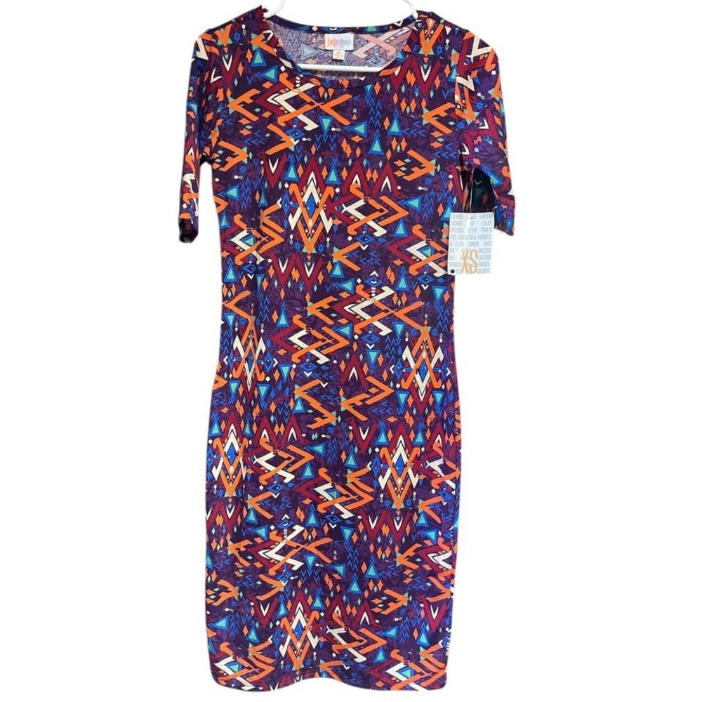 LuLaRoe Stretch Midi Dress NWT Size XS